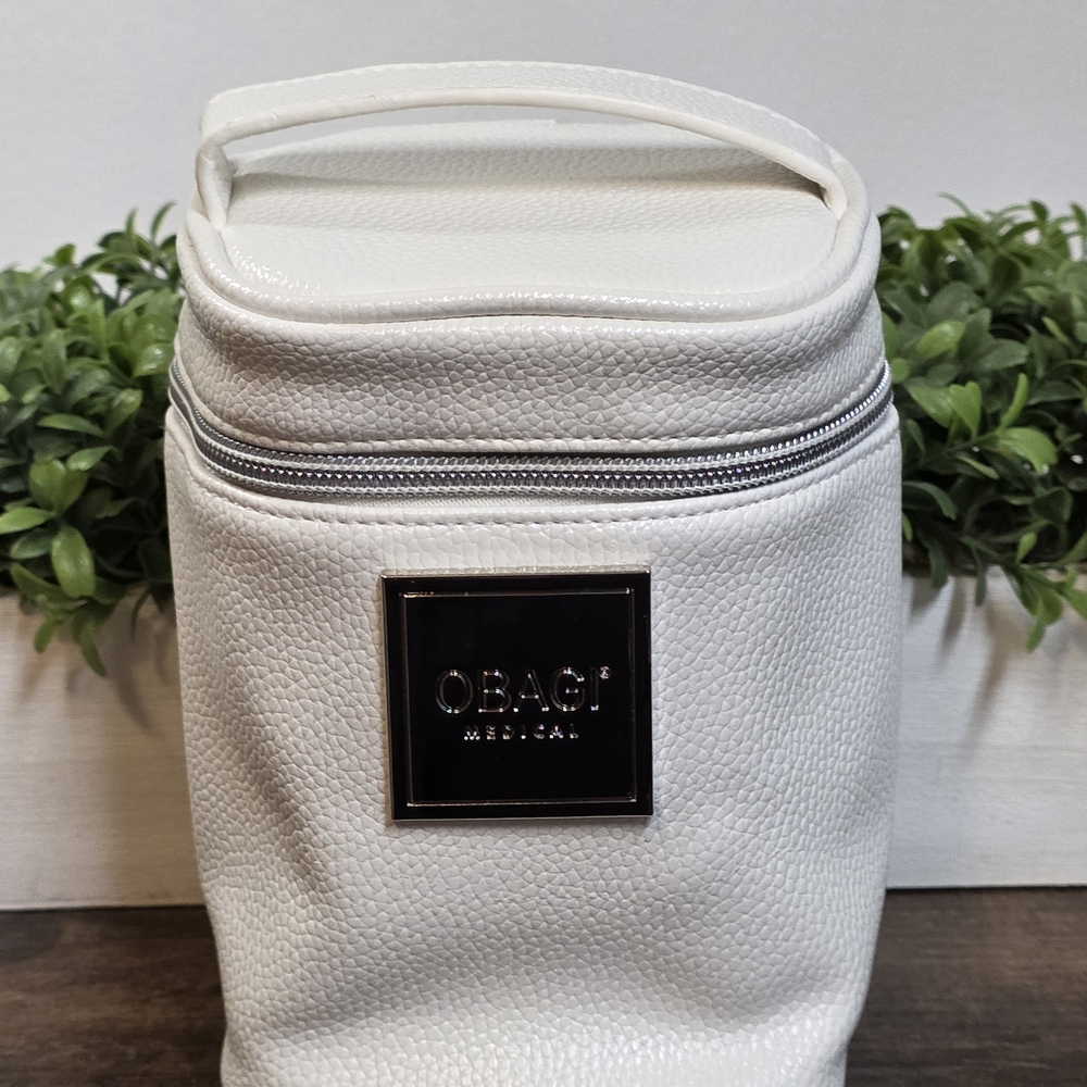 Obagi White Textured  Cosmetic Bag